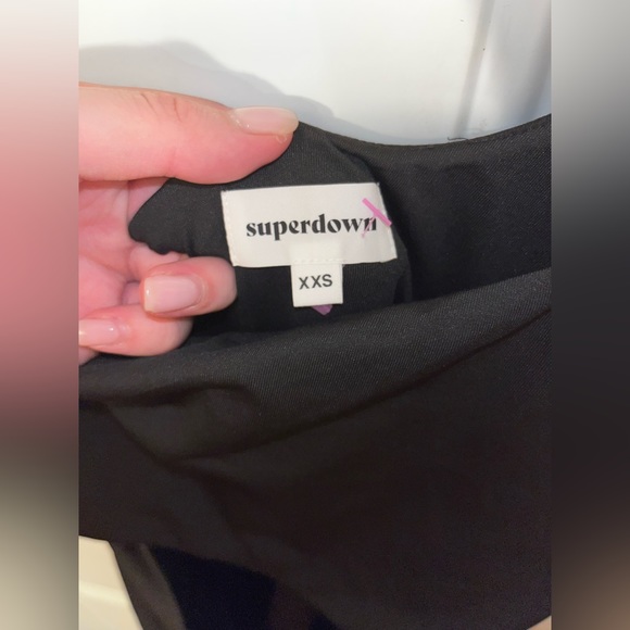 Superdown | XXS Black Erla Cutout Maxi Dress - Picture 6 of 12